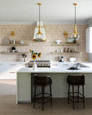 Alora - PD560510BGCL - One Light Pendant - Delilah - Brushed Gold/Clear Glass