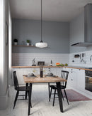 One Light Pendant<br /><span style="color:#4AB0CE;">Entrega: 1-2 semanas en USA</span><br /><span style="color:#4AB0CE;font-size:60%;">PREGUNTE POR ENTREGA EN PANAMA</span><br />Collection: Lincoln<br />Finish: Glossy Opal Glass/Matte Black