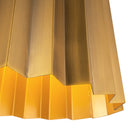 Two Light Flush Mount<br /><span style="color:#4AB0CE;">Entrega: 4-10 dias en USA</span><br /><span style="color:#4AB0CE;font-size:60%;">PREGUNTE POR ENTREGA EN PANAMA</span><br />Collection: Plisse<br />Finish: Aged Gold