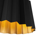 Two Light Flush Mount<br /><span style="color:#4AB0CE;">Entrega: 4-10 dias en USA</span><br /><span style="color:#4AB0CE;font-size:60%;">PREGUNTE POR ENTREGA EN PANAMA</span><br />Collection: Plisse<br />Finish: Matte Black