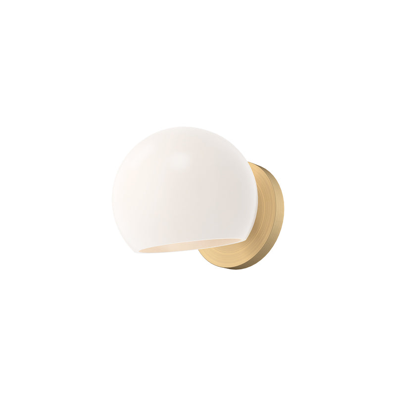 Alora - WV548006BGOP - One Light Vanity - Willow - Brushed Gold/Opal Matte Glass