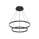 LED Chandelier<br /><span style="color:#4AB0CE;">Entrega: 4-10 dias en USA</span><br /><span style="color:#4AB0CE;font-size:60%;">PREGUNTE POR ENTREGA EN PANAMA</span><br />Collection: Cerchio<br />Finish: Black