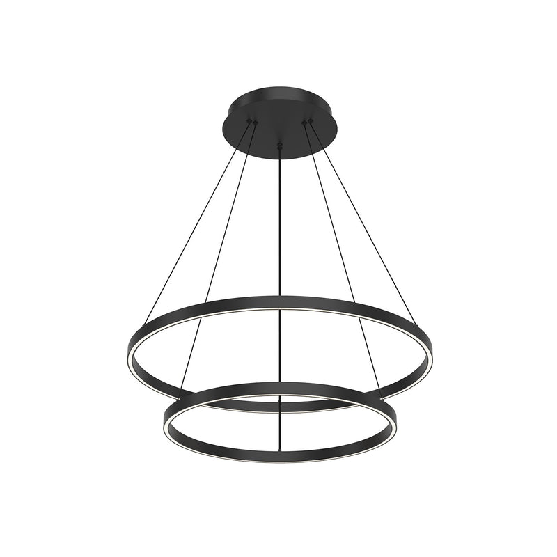 LED Chandelier<br /><span style="color:#4AB0CE;">Entrega: 4-10 dias en USA</span><br /><span style="color:#4AB0CE;font-size:60%;">PREGUNTE POR ENTREGA EN PANAMA</span><br />Collection: Cerchio<br />Finish: Black