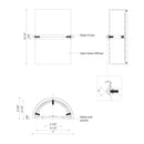 Kuzco Lighting - WS63209-BG - LED Wall Sconce - Pondi - Brushed Gold