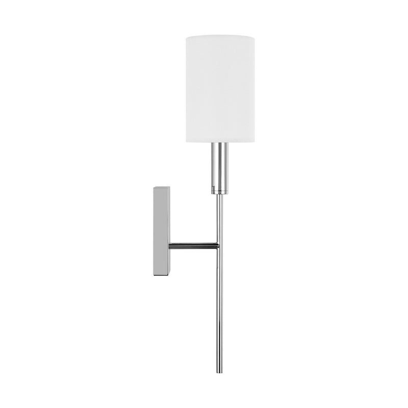 One Light Wall Sconce<br /><span style="color:#4AB0CE;">Entrega: 4-10 dias en USA</span><br /><span style="color:#4AB0CE;font-size:60%;">PREGUNTE POR ENTREGA EN PANAMA</span><br />Collection: Brianna<br />Finish: Polished Nickel