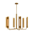 LED Chandelier<br /><span style="color:#4AB0CE;">Entrega: 3-4 semanas en USA</span><br /><span style="color:#4AB0CE;font-size:60%;">PREGUNTE POR ENTREGA EN PANAMA</span><br />Collection: Carson<br />Finish: Burnished Brass