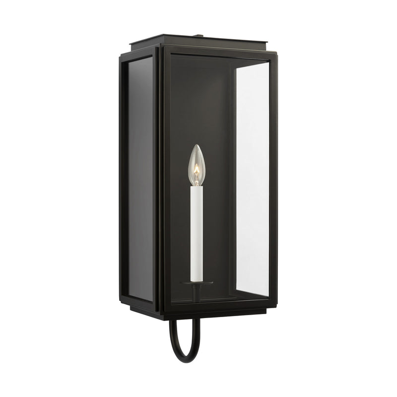 One Light Wall Lantern<br /><span style="color:#4AB0CE;">Entrega: 4-10 dias en USA</span><br /><span style="color:#4AB0CE;font-size:60%;">PREGUNTE POR ENTREGA EN PANAMA</span><br />Collection: Edgar<br />Finish: Textured Black