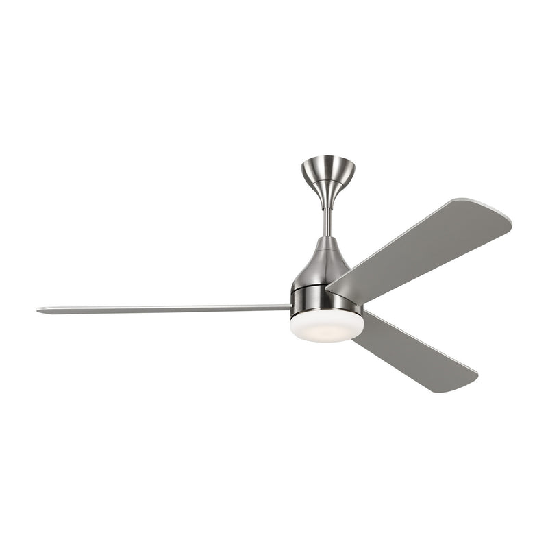 60" Ceiling Fan<br /><span style="color:#4AB0CE;">Entrega: 4-10 dias en USA</span><br /><span style="color:#4AB0CE;font-size:60%;">PREGUNTE POR ENTREGA EN PANAMA</span><br />Collection: Streaming<br />Finish: Brushed Steel