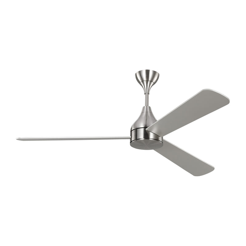 60" Ceiling Fan<br /><span style="color:#4AB0CE;">Entrega: 4-10 dias en USA</span><br /><span style="color:#4AB0CE;font-size:60%;">PREGUNTE POR ENTREGA EN PANAMA</span><br />Collection: Streaming<br />Finish: Brushed Steel