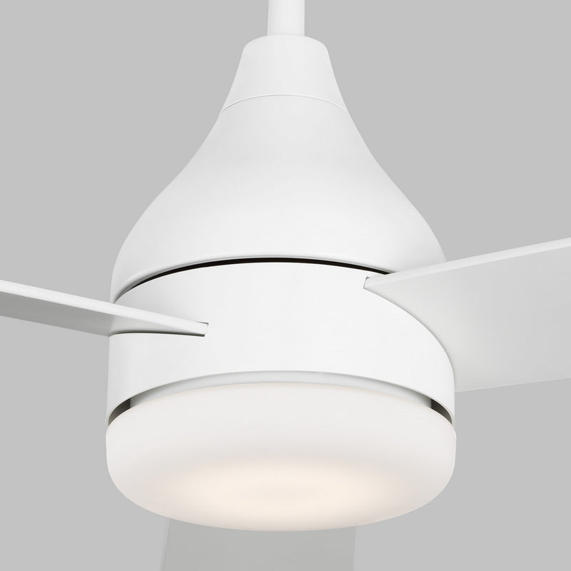 60" Ceiling Fan<br /><span style="color:#4AB0CE;">Entrega: 5-6 semanas en USA</span><br /><span style="color:#4AB0CE;font-size:60%;">PREGUNTE POR ENTREGA EN PANAMA</span><br />Collection: Streaming<br />Finish: Matte White