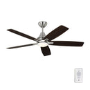 52" Ceiling Fan<br /><span style="color:#4AB0CE;">Entrega: 4-10 dias en USA</span><br /><span style="color:#4AB0CE;font-size:60%;">PREGUNTE POR ENTREGA EN PANAMA</span><br />Collection: Lowden<br />Finish: Brushed Steel