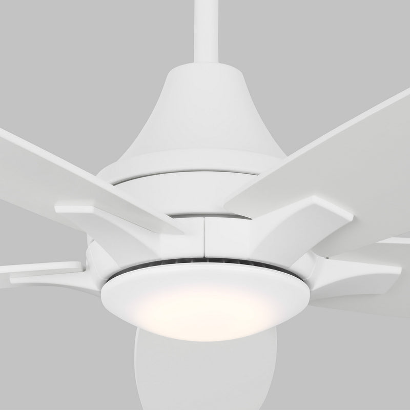 Generation Lighting - 5LWDR52RZWD - 52" Ceiling Fan - Lowden - Matte White