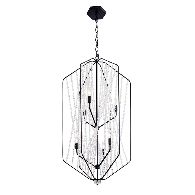 Six Light Foyer Pendant<br /><span style="color:#4AB0CE;">Entrega: 4-10 dias en USA</span><br /><span style="color:#4AB0CE;font-size:60%;">PREGUNTE POR ENTREGA EN PANAMA</span><br />Collection: Chelsea<br />Finish: Carbon