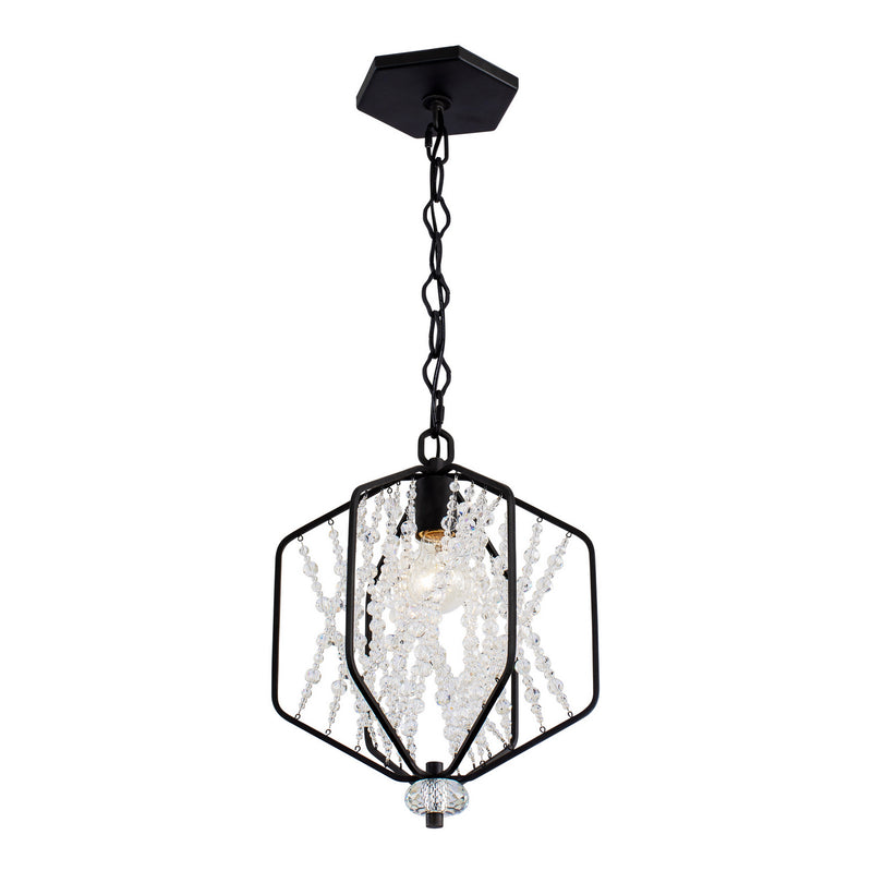 One Light Mini Pendant<br /><span style="color:#4AB0CE;">Entrega: 4-10 dias en USA</span><br /><span style="color:#4AB0CE;font-size:60%;">PREGUNTE POR ENTREGA EN PANAMA</span><br />Collection: Chelsea<br />Finish: Carbon