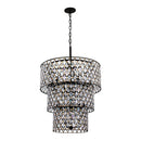 13 Light Chandelier<br /><span style="color:#4AB0CE;">Entrega: 4-10 dias en USA</span><br /><span style="color:#4AB0CE;font-size:60%;">PREGUNTE POR ENTREGA EN PANAMA</span><br />Collection: Windsor<br />Finish: Carbon/Havana Gold