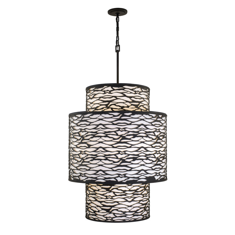 16 Light Foyer Pendant<br /><span style="color:#4AB0CE;">Entrega: 8-9 semanas en USA</span><br /><span style="color:#4AB0CE;font-size:60%;">PREGUNTE POR ENTREGA EN PANAMA</span><br />Collection: Kato<br />Finish: Carbon Black