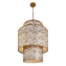 16 Light Foyer Pendant<br /><span style="color:#4AB0CE;">Entrega: 4-10 dias en USA</span><br /><span style="color:#4AB0CE;font-size:60%;">PREGUNTE POR ENTREGA EN PANAMA</span><br />Collection: Kato<br />Finish: Havana Gold