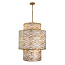 16 Light Foyer Pendant<br /><span style="color:#4AB0CE;">Entrega: 4-10 dias en USA</span><br /><span style="color:#4AB0CE;font-size:60%;">PREGUNTE POR ENTREGA EN PANAMA</span><br />Collection: Kato<br />Finish: Havana Gold