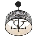 Varaluz - 348S05CB - Five Light Convertible Semi-Flush/Pendant - Kato - Carbon