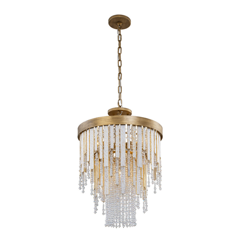 Four Light Chandelier<br /><span style="color:#4AB0CE;">Entrega: 4-10 dias en USA</span><br /><span style="color:#4AB0CE;font-size:60%;">PREGUNTE POR ENTREGA EN PANAMA</span><br />Collection: Lafayette<br />Finish: Havana Gold