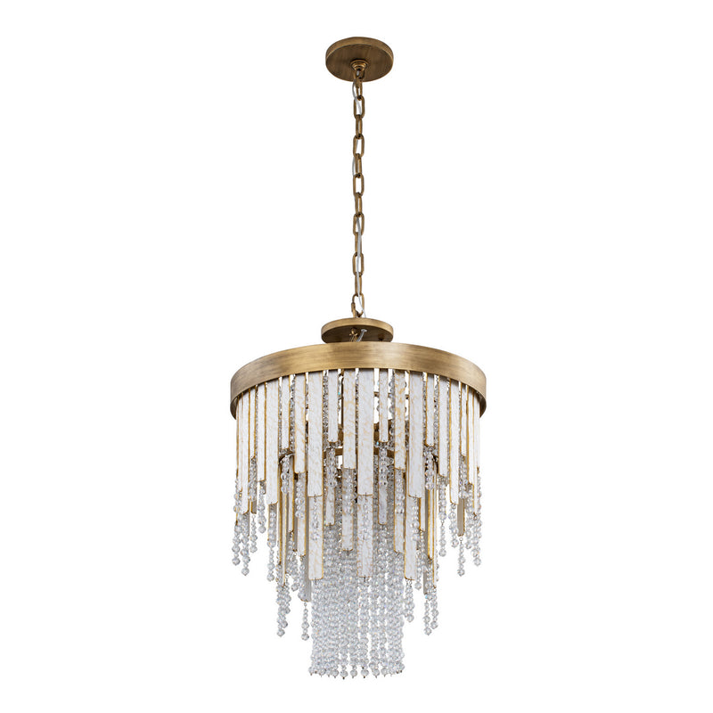 Four Light Chandelier<br /><span style="color:#4AB0CE;">Entrega: 4-10 dias en USA</span><br /><span style="color:#4AB0CE;font-size:60%;">PREGUNTE POR ENTREGA EN PANAMA</span><br />Collection: Lafayette<br />Finish: Havana Gold