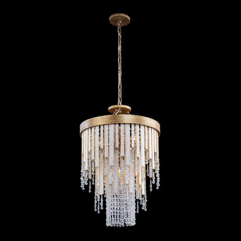 Varaluz - 359C04HG - Four Light Chandelier - Lafayette - Havana Gold