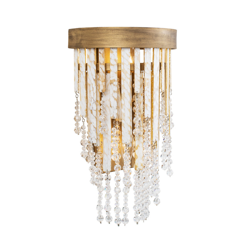 Two Light Wall Sconce<br /><span style="color:#4AB0CE;">Entrega: 0-1 semanas en USA</span><br /><span style="color:#4AB0CE;font-size:60%;">PREGUNTE POR ENTREGA EN PANAMA</span><br />Collection: Lafayette<br />Finish: Havana Gold