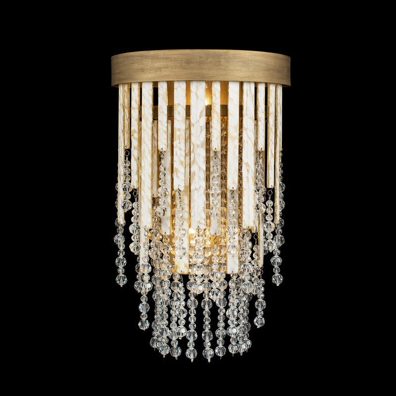 Two Light Wall Sconce<br /><span style="color:#4AB0CE;">Entrega: 0-1 semanas en USA</span><br /><span style="color:#4AB0CE;font-size:60%;">PREGUNTE POR ENTREGA EN PANAMA</span><br />Collection: Lafayette<br />Finish: Havana Gold