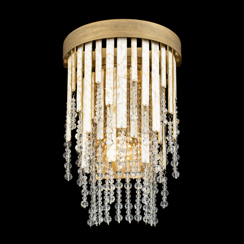 Two Light Wall Sconce<br /><span style="color:#4AB0CE;">Entrega: 0-1 semanas en USA</span><br /><span style="color:#4AB0CE;font-size:60%;">PREGUNTE POR ENTREGA EN PANAMA</span><br />Collection: Lafayette<br />Finish: Havana Gold