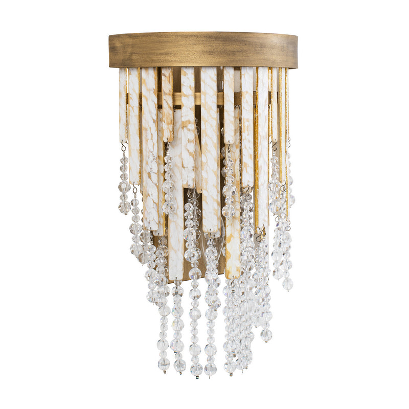Two Light Wall Sconce<br /><span style="color:#4AB0CE;">Entrega: 0-1 semanas en USA</span><br /><span style="color:#4AB0CE;font-size:60%;">PREGUNTE POR ENTREGA EN PANAMA</span><br />Collection: Lafayette<br />Finish: Havana Gold