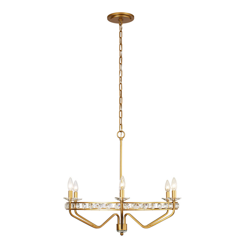 Six Light Chandelier<br /><span style="color: