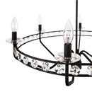 Six Light Chandelier<br /><span style="color: