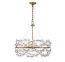 Five Light Chandelier<br /><span style="color:#4AB0CE;">Entrega: 4-10 dias en USA</span><br /><span style="color:#4AB0CE;font-size:60%;">PREGUNTE POR ENTREGA EN PANAMA</span><br />Collection: Camille<br />Finish: Warm Brass