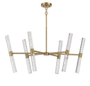 LED Chandelier<br /><span style="color:#4AB0CE;">Entrega: 4-10 dias en USA</span><br /><span style="color:#4AB0CE;font-size:60%;">PREGUNTE POR ENTREGA EN PANAMA</span><br />Collection: Arlon<br />Finish: Warm Brass