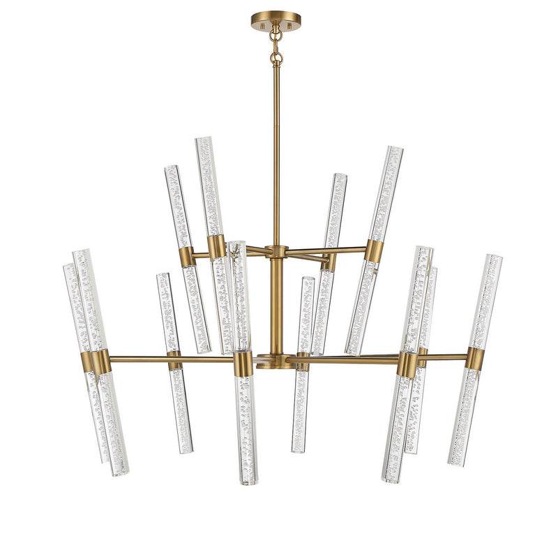 LED Chandelier<br /><span style="color:#4AB0CE;">Entrega: 4-10 dias en USA</span><br /><span style="color:#4AB0CE;font-size:60%;">PREGUNTE POR ENTREGA EN PANAMA</span><br />Collection: Arlon<br />Finish: Warm Brass