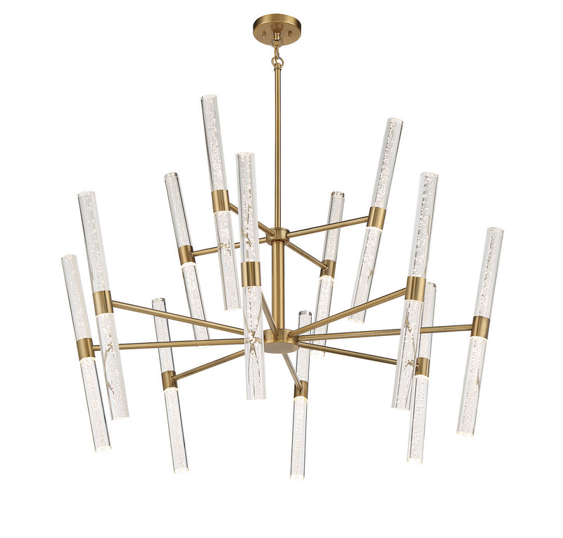 LED Chandelier<br /><span style="color:#4AB0CE;">Entrega: 4-10 dias en USA</span><br /><span style="color:#4AB0CE;font-size:60%;">PREGUNTE POR ENTREGA EN PANAMA</span><br />Collection: Arlon<br />Finish: Warm Brass