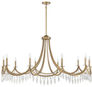 Ten Light Chandelier<br /><span style="color:#4AB0CE;">Entrega: 4-10 dias en USA</span><br /><span style="color:#4AB0CE;font-size:60%;">PREGUNTE POR ENTREGA EN PANAMA</span><br />Collection: Kameron<br />Finish: Warm Brass