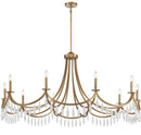 Ten Light Chandelier<br /><span style="color:#4AB0CE;">Entrega: 4-10 dias en USA</span><br /><span style="color:#4AB0CE;font-size:60%;">PREGUNTE POR ENTREGA EN PANAMA</span><br />Collection: Kameron<br />Finish: Warm Brass