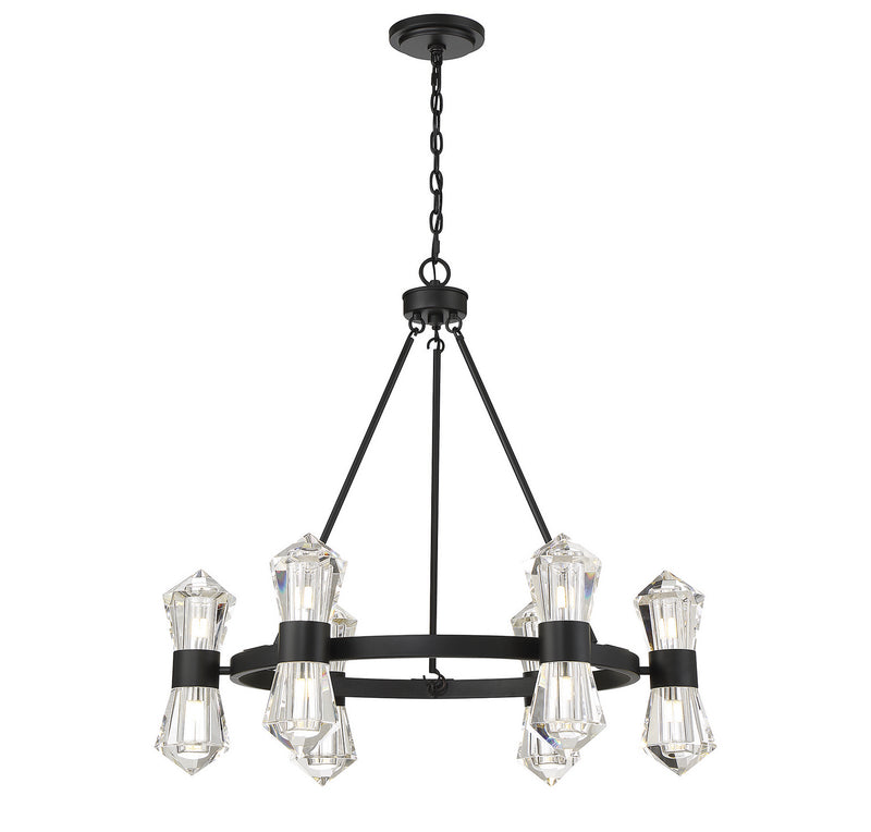 LED Chandelier<br /><span style="color:#4AB0CE;">Entrega: 4-10 dias en USA</span><br /><span style="color:#4AB0CE;font-size:60%;">PREGUNTE POR ENTREGA EN PANAMA</span><br />Collection: Dryden<br />Finish: Matte Black