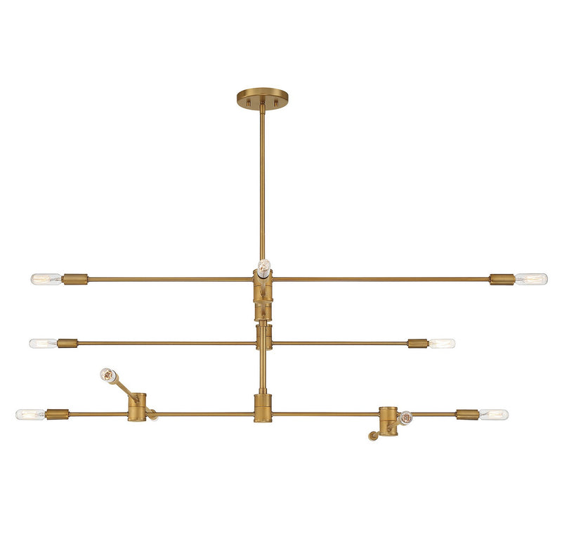 12 Light Chandelier<br /><span style="color:#4AB0CE;">Entrega: 4-10 dias en USA</span><br /><span style="color:#4AB0CE;font-size:60%;">PREGUNTE POR ENTREGA EN PANAMA</span><br />Collection: Lyrique<br />Finish: Warm Brass