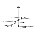 12 Light Chandelier<br /><span style="color:#4AB0CE;">Entrega: 4-10 dias en USA</span><br /><span style="color:#4AB0CE;font-size:60%;">PREGUNTE POR ENTREGA EN PANAMA</span><br />Collection: Lyrique<br />Finish: Matte Black