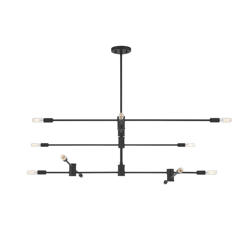 12 Light Chandelier<br /><span style="color:#4AB0CE;">Entrega: 4-5 semanas en USA</span><br /><span style="color:#4AB0CE;font-size:60%;">PREGUNTE POR ENTREGA EN PANAMA</span><br />Collection: Lyrique<br />Finish: Matte Black