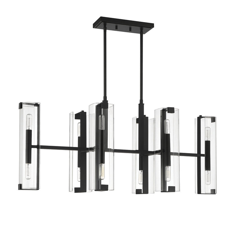 12 Light Chandelier<br /><span style="color:#4AB0CE;">Entrega: 4-10 dias en USA</span><br /><span style="color:#4AB0CE;font-size:60%;">PREGUNTE POR ENTREGA EN PANAMA</span><br />Collection: Winfield<br />Finish: Matte Black