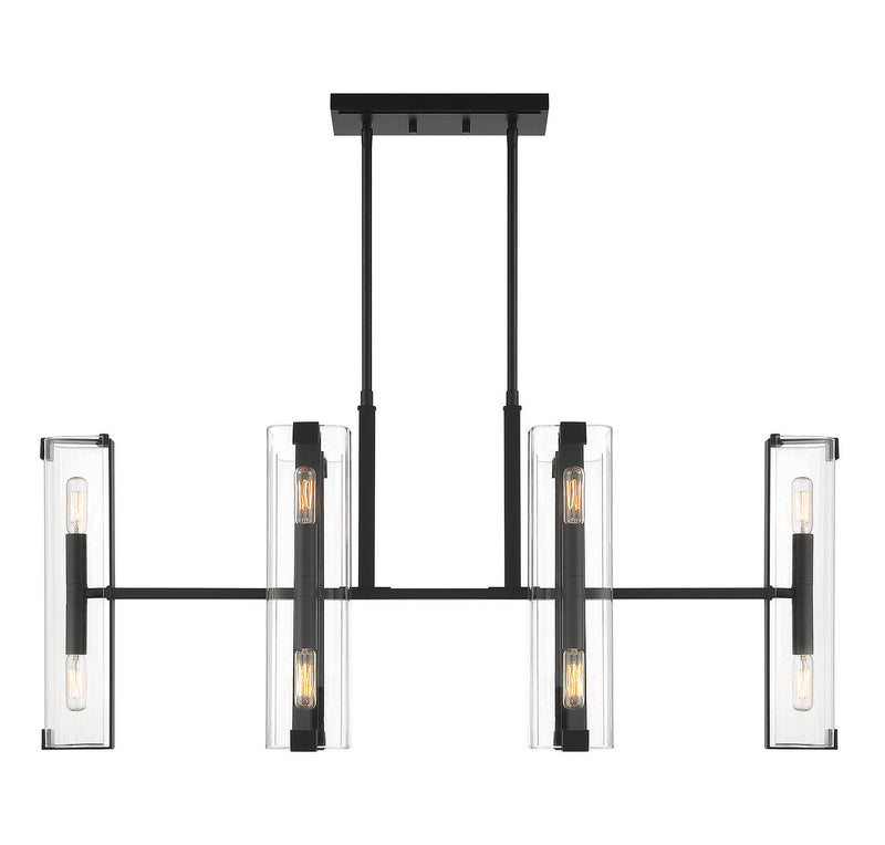 12 Light Chandelier<br /><span style="color:#4AB0CE;">Entrega: 4-10 dias en USA</span><br /><span style="color:#4AB0CE;font-size:60%;">PREGUNTE POR ENTREGA EN PANAMA</span><br />Collection: Winfield<br />Finish: Matte Black