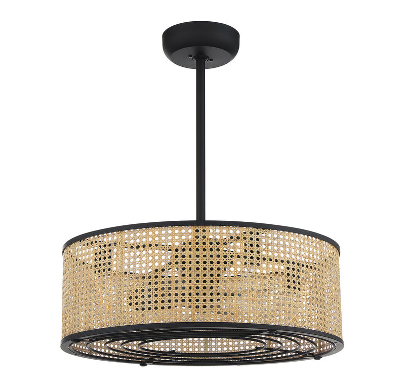 Four Light Fan D'lier<br /><span style="color:#4AB0CE;">Entrega: 4-10 dias en USA</span><br /><span style="color:#4AB0CE;font-size:60%;">PREGUNTE POR ENTREGA EN PANAMA</span><br />Collection: Astoria<br />Finish: Matte Black