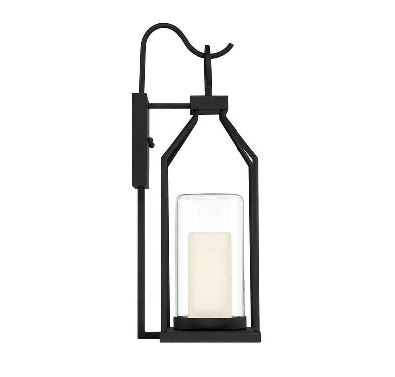 Savoy House - 5-1985-BK - One Light Outdoor Wall Lantern - Hamilton - Matte Black