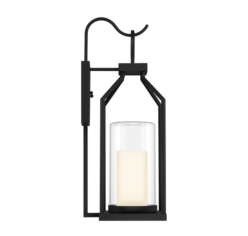 Savoy House - 5-1986-BK - One Light Outdoor Wall Lantern - Hamilton - Matte Black