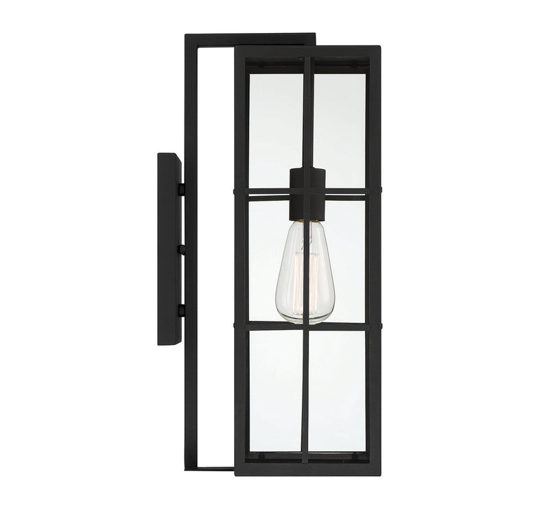 Savoy House - 5-1990-BK - One Light Outdoor Wall Lantern - Ericson - Matte Black