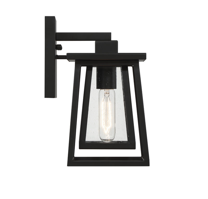 Savoy House - 5-2020-BK - One Light Outdoor Wall Lantern - Denver - Matte Black