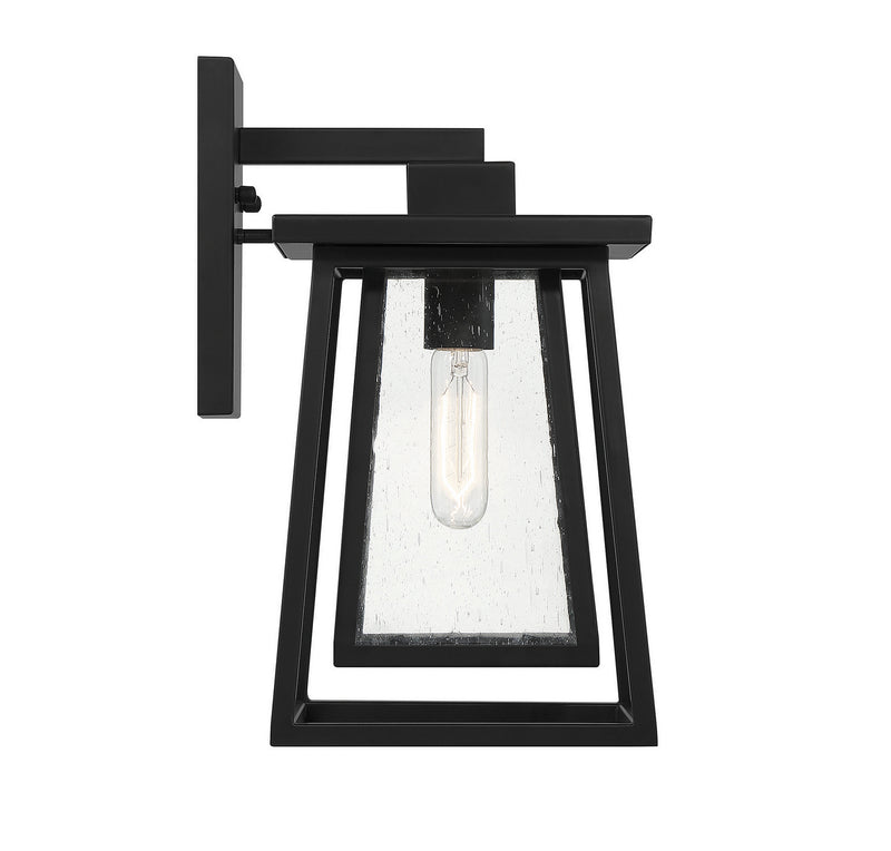 Savoy House - 5-2021-BK - One Light Outdoor Wall Lantern - Denver - Matte Black